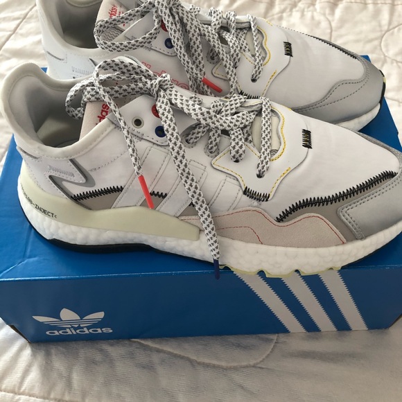 Adidas Nite Jogger ORBGRY/FTWHT/HIRERE - Picture 2 of 15